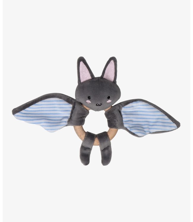 Tryco Tryco - Plush - Wooden Ring Rattle - Bat Bruce