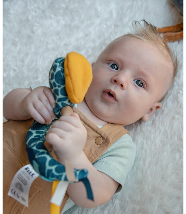 Tryco Tryco - Plush - Wooden Ring Rattle - Snake - Steve