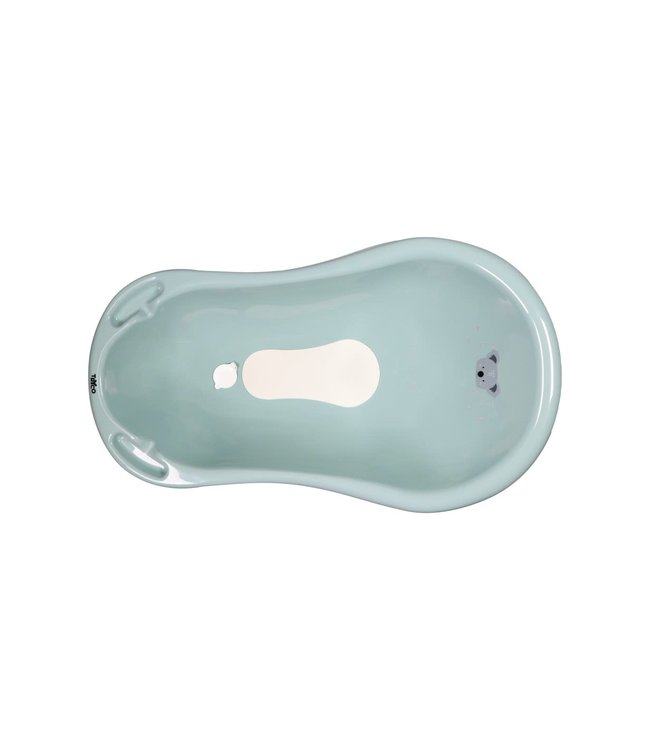 Tryco Tryco - Bath with plug and anti slip - Koala Kyle - Stonegreen