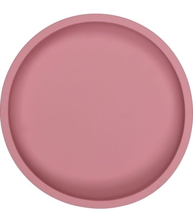 Tryco Tryco - Silicone - Round Plate - Dusty Rose