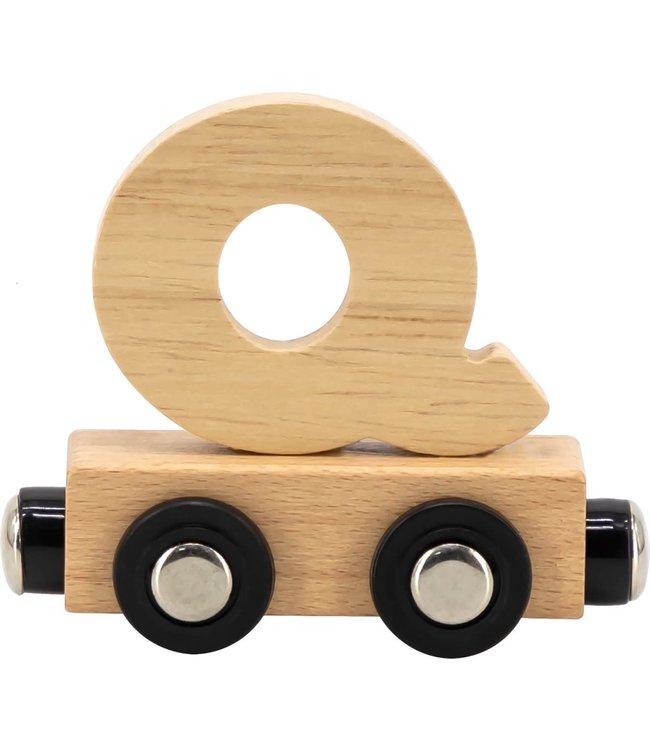 Tryco Tryco - Letter Train Natural - Letter "Q"
