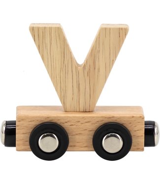 Tryco Tryco - Letter Train Natural - Letter "V"