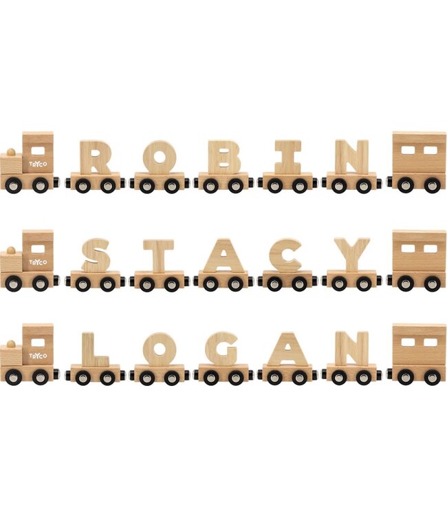 Tryco Tryco - Letter Train Natural - Letter "N"