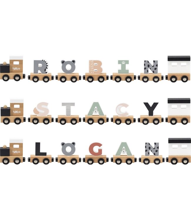 Tryco Tryco - Letter Train Colors - Letter "T"