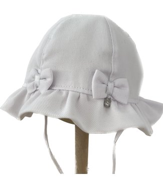 Il trenino Il Trenino - Zomerhoedje Met Strikjes - Wit