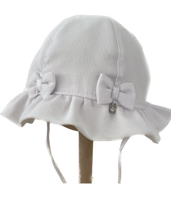 Il trenino Il Trenino - Zomerhoedje Met Strikjes - Wit