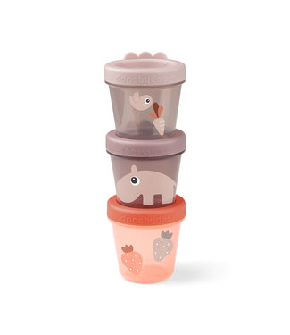 Done by Deer Done by Deer - Baby food container 3-pack Ozzo Powder