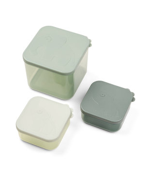 Done by Deer Done by Deer - Food storage container set L Elphee Green