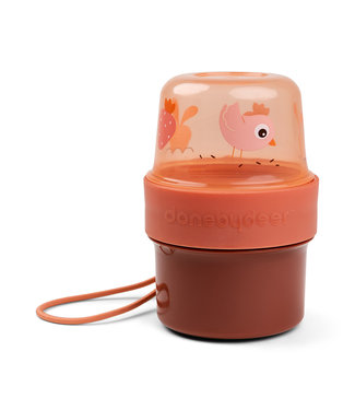 Done by Deer Done by Deer - To go 2-way snack container S Birdee Papaya