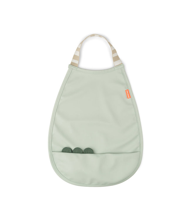 Done by Deer Done by Deer - Pull-over bib Croco Green