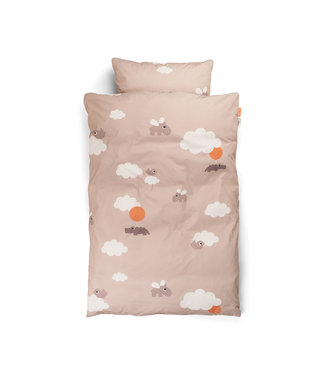 Done by Deer Done by Deer - Bedlinen junior INT GOTS Happy clouds Powder