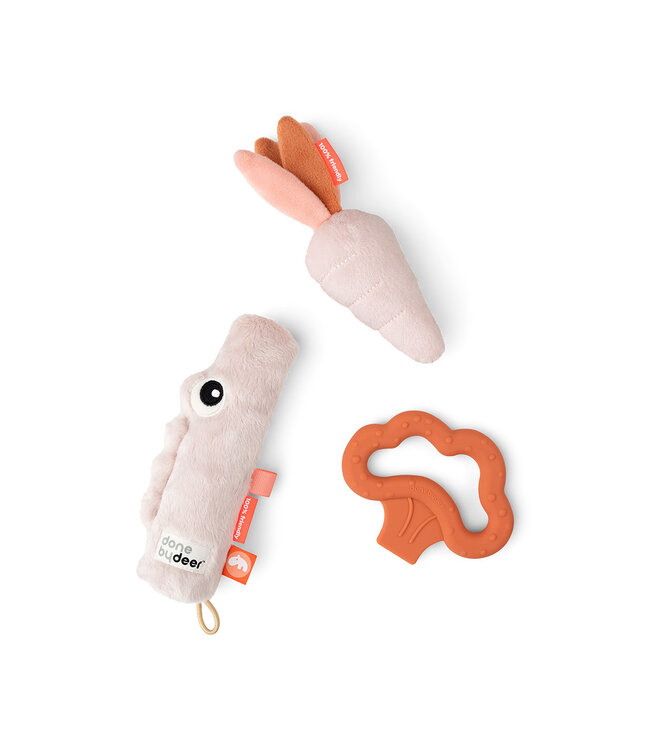 Done by Deer Done by Deer - Tiny activity toy set 3 pcs Croco Powder