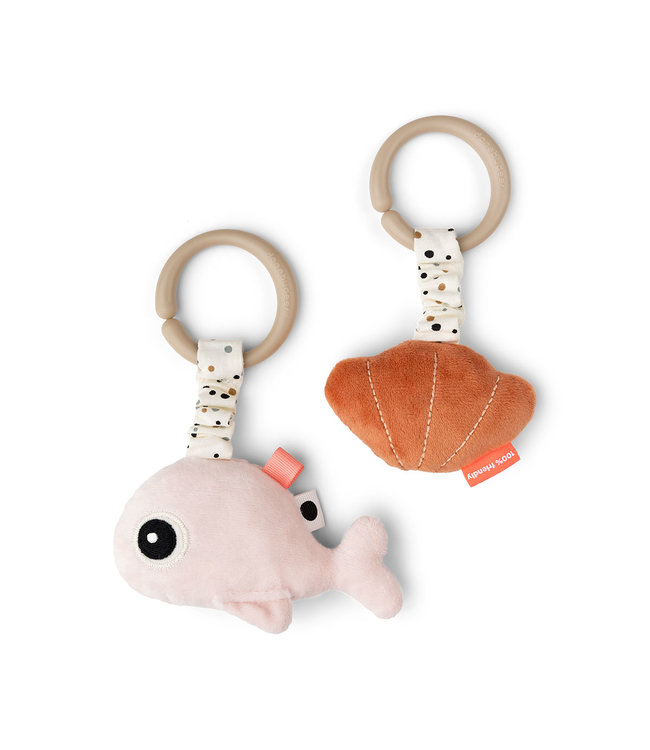 Done by Deer Done by Deer - Hanging activity toy 2 pcs Wally Powder