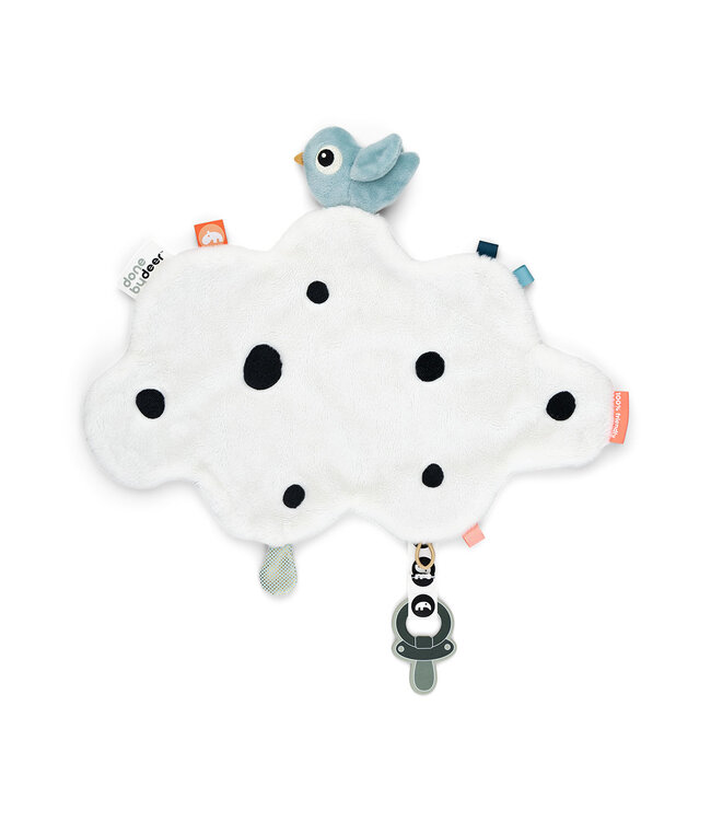 Done by Deer Done by Deer - Comfort blanket Happy clouds Blue