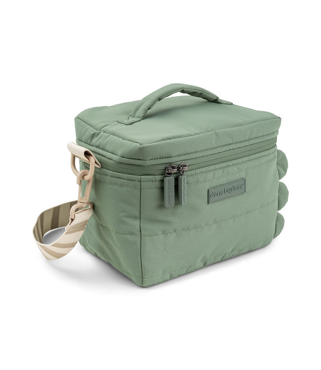 Done by Deer Done by Deer - Quilted insulated bag Croco Green