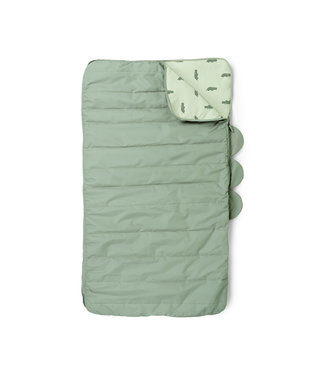 Done by Deer Done by Deer - Quilted kids slumber bag Croco Green