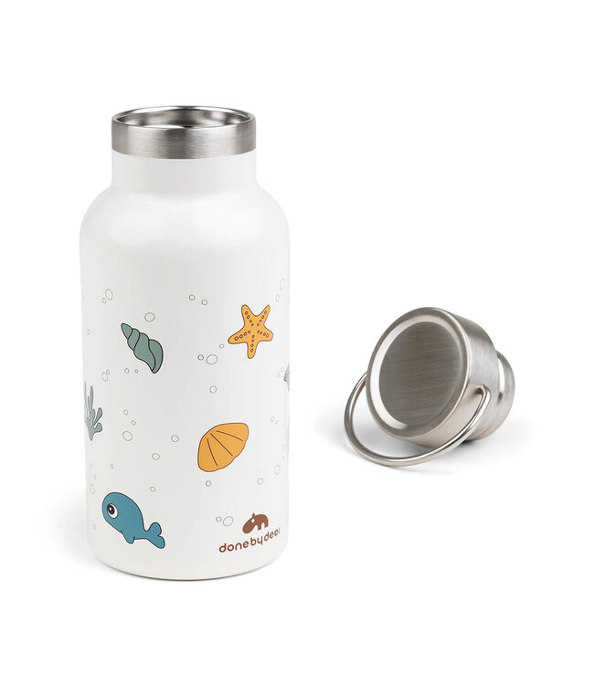 Done by Deer Done by Deer - Thermo metal bottle Sea friends Beige