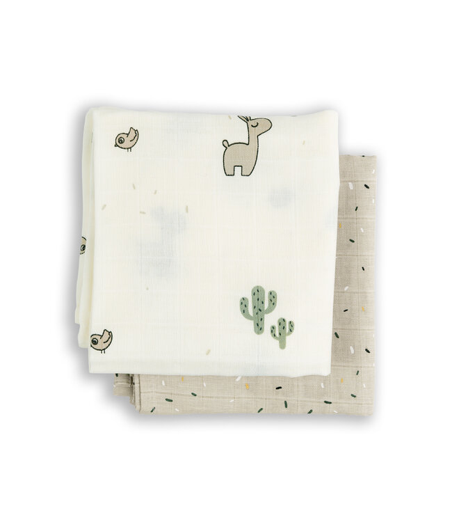 Done by Deer Done by Deer - Swaddle 2-pack GOTS Lalee Sand