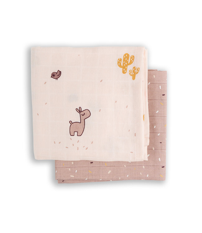 Done by Deer Done by Deer - Swaddle 2-pack GOTS Lalee Powder