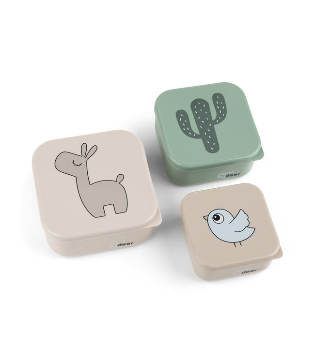 Done by Deer Done by Deer - Snack box set 3 pcs Lalee Sand mix