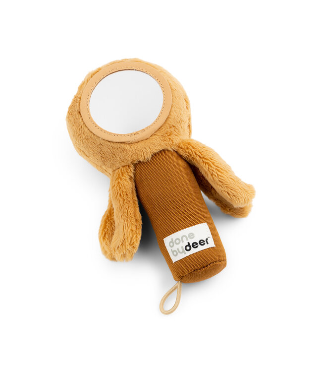 Done by Deer Done by Deer - Sensory rattle mirror Jelly Mustard