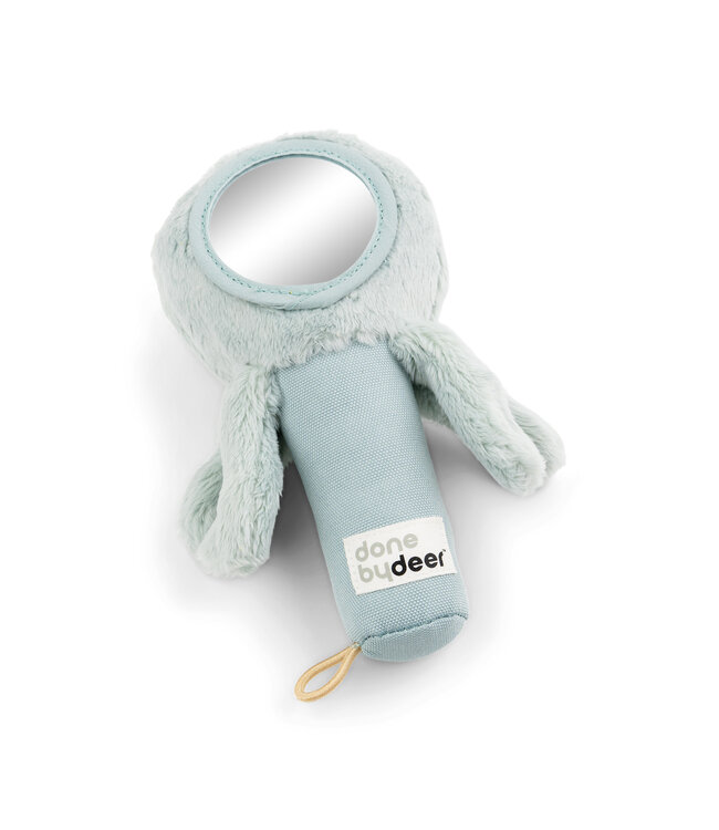Done by Deer Done by Deer - Sensory rattle mirror Jelly Blue
