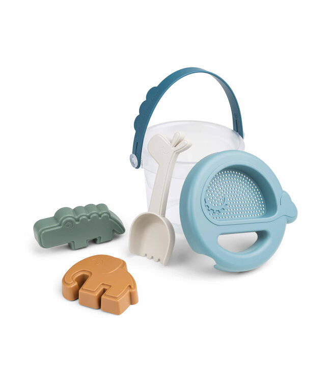 Done by Deer Done by Deer - Sand play set 5 pcs Deer friends Blue mix