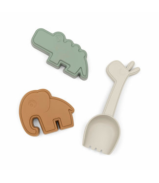 Done by Deer Done by Deer - Sand play set 3 pcs Deer friends Colour mix