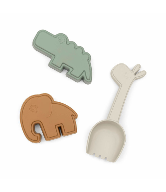 Done by Deer Done by Deer - Sand play set 3 pcs Deer friends Colour mix