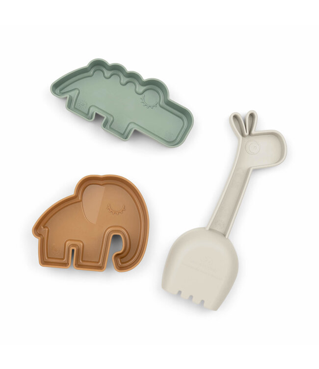 Done by Deer Done by Deer - Sand play set 3 pcs Deer friends Colour mix