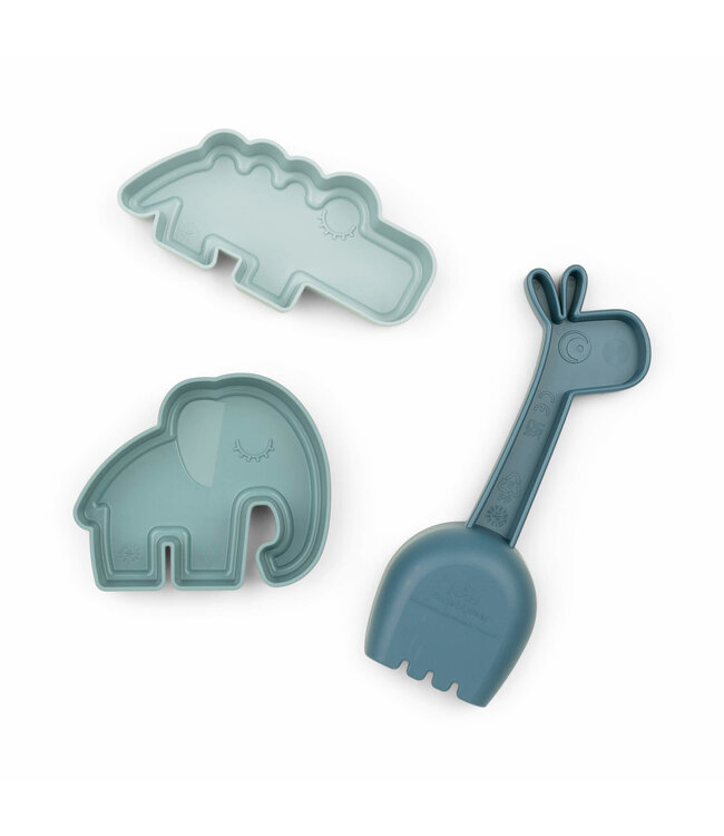 Done by Deer Done by Deer - Sand play set 3 pcs Deer friends Blue