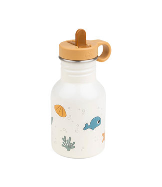Done by Deer Done by Deer - Metal bottle Sea friends Beige