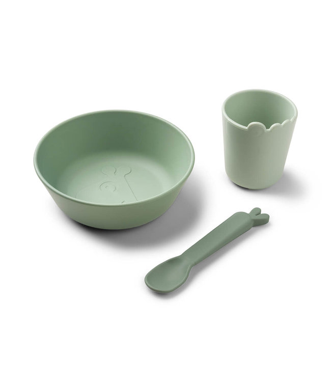 Done by Deer Done by Deer - Kiddish first meal set Green