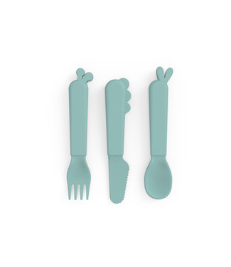 Done by Deer Done by Deer - Kiddish cutlery set Deer friends Blue