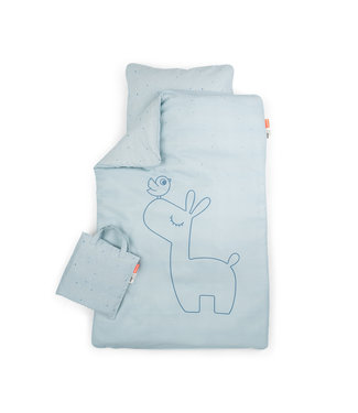 Done by Deer Done by Deer - Bedlinen junior INT GOTS Lalee Blue