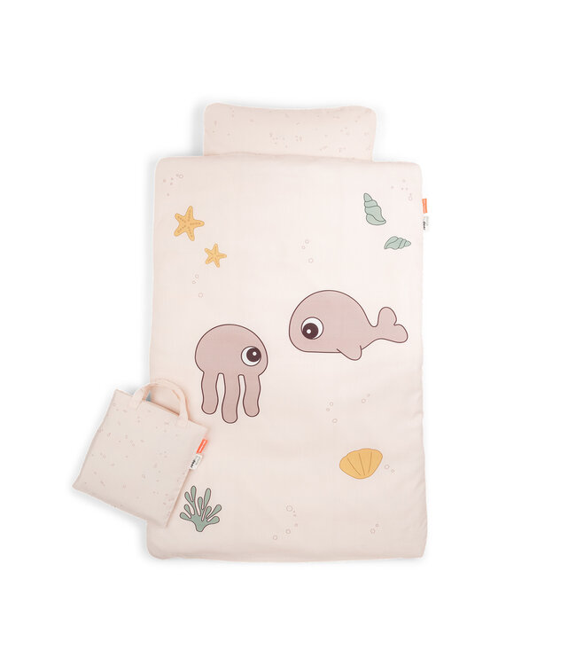 Done by Deer Done by Deer - Bedlinen junior INT GOTS Jelly & Wally Powder