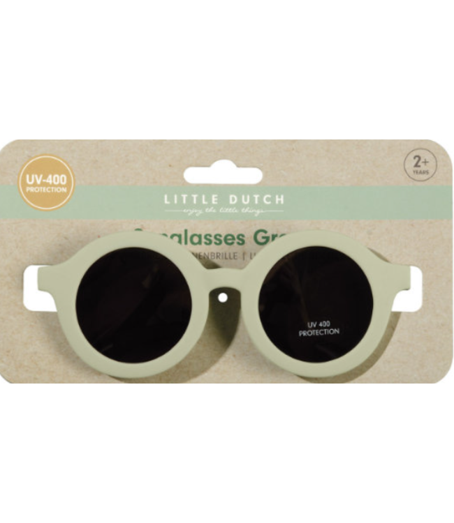 Little Dutch Little Dutch - Kinderzonnebril Rond Green