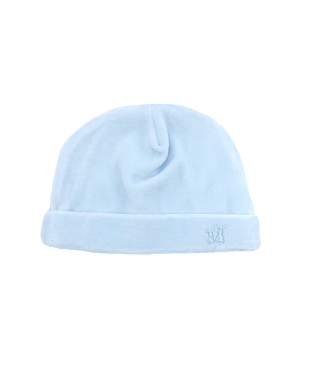 Poetree Kids Poetree Kids - Baby Mutsje Light Blue Velours