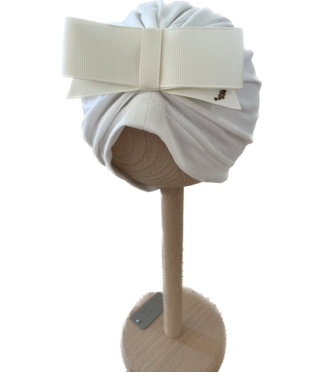 Jamiks Jamiks - Muts Met Strik - Ecru