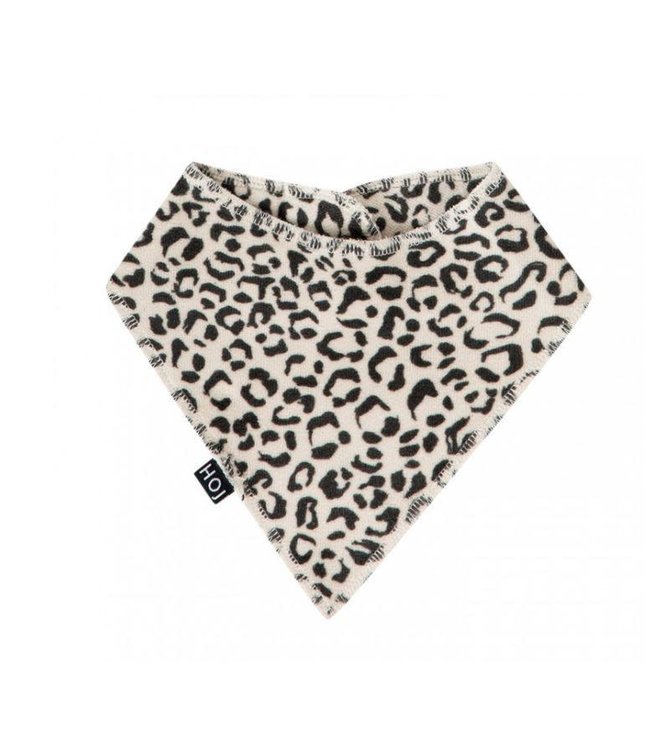 House Of Jamie - Bandana Slab - Snow Leopard Velvet