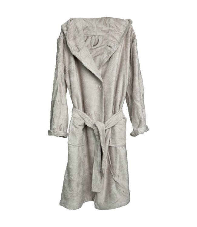 Timboo Timboo - Bath Robe (8-10Y) - Feather Grey