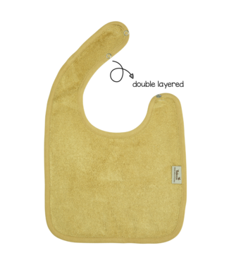 Timboo Timboo - Bib Doubled 26X38Cm - Honey Yellow