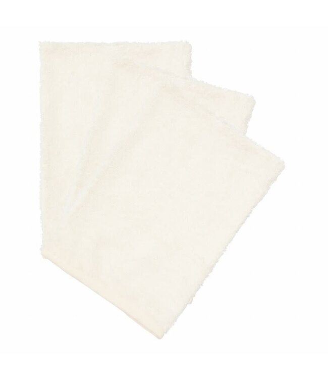 Timboo Timboo - Washcloth (3 Pieces) - Daisy White