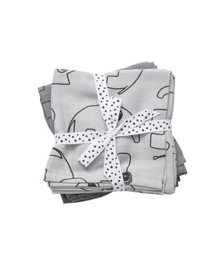 Done by Deer Done by Deer - Swaddle 2-pack, Contour, Grey
