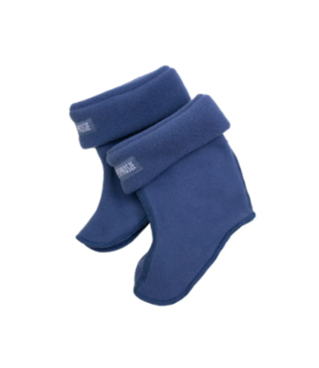 Kaloszepoprosze - fleecesokken regenlaars - Blauw - XS 19-20