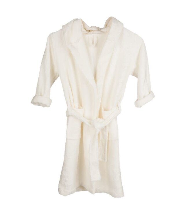 Timboo Timboo - Bath Robe (4-6Y) - Daisy White