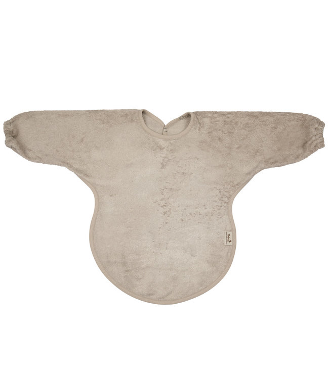 Timboo Timboo - Bib With Sleeves - Feather Grey