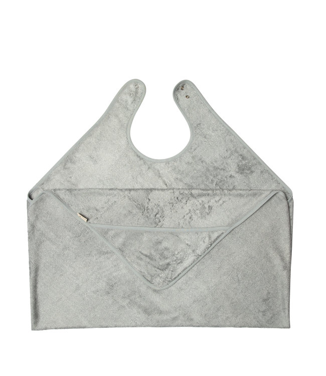 Timboo Timboo - Cuddle Towel Adult/Baby (98X104Cm) - Moon Blue