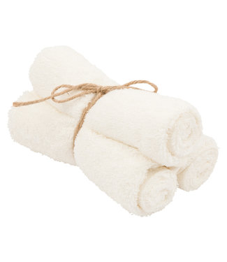 Timboo Timboo - Guest Towel 29.5X50Cm (3 Pcs) - Daisy White