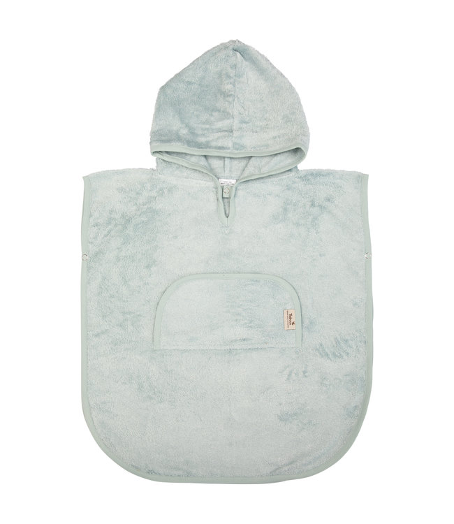 Timboo Timboo - Poncho V-Neck (4-6Y) 529 - Sea Blue